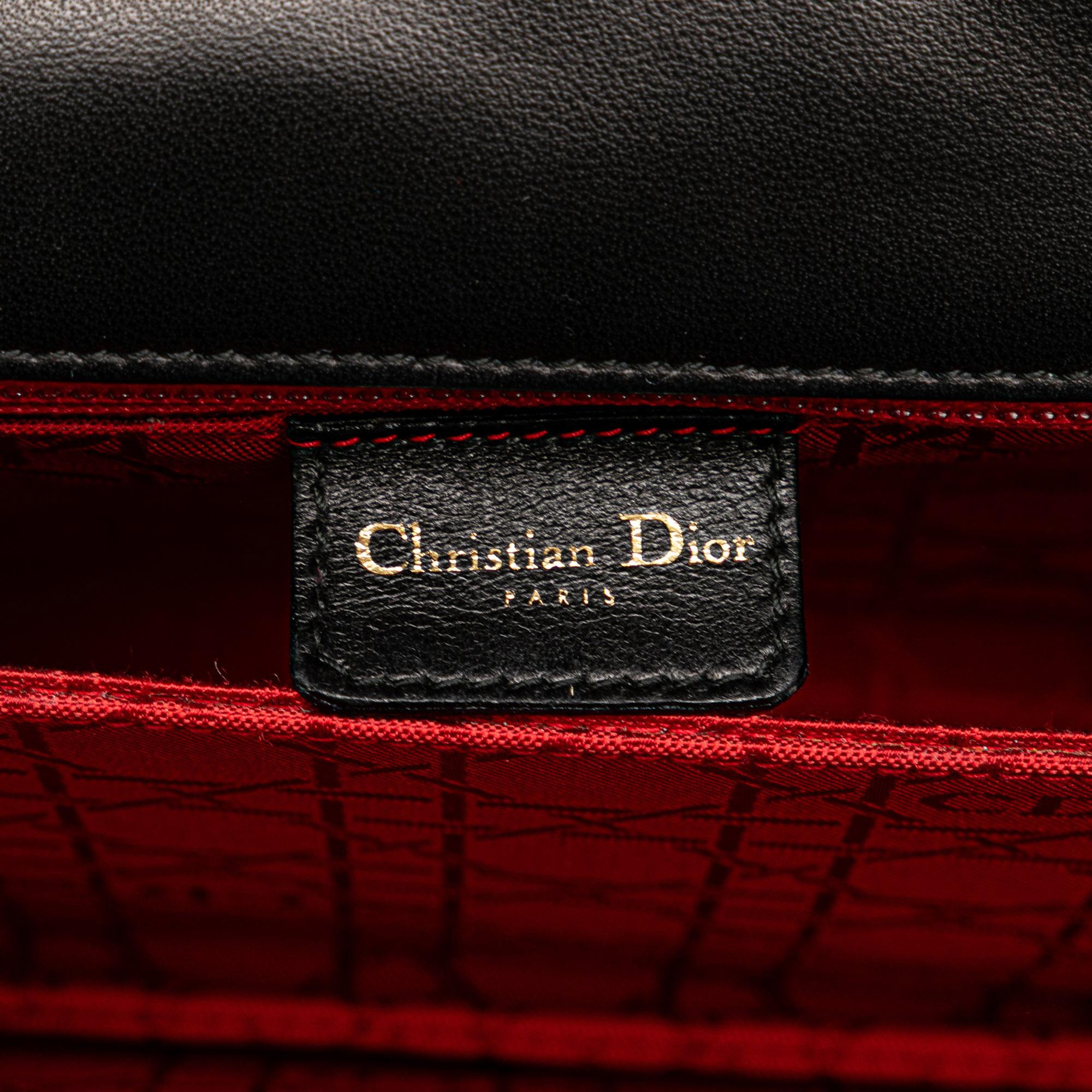 Dior Lambskin Cannage Shoulder Bag
