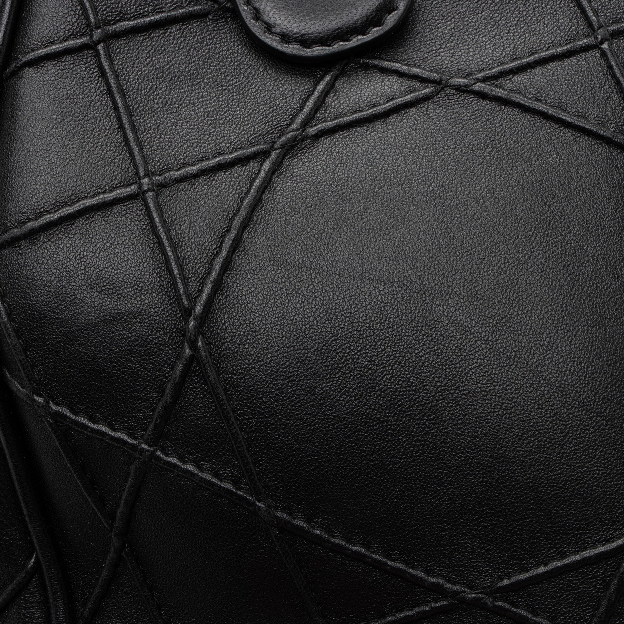 Dior Lambskin Leather Cannage Granville Polochon Satchel