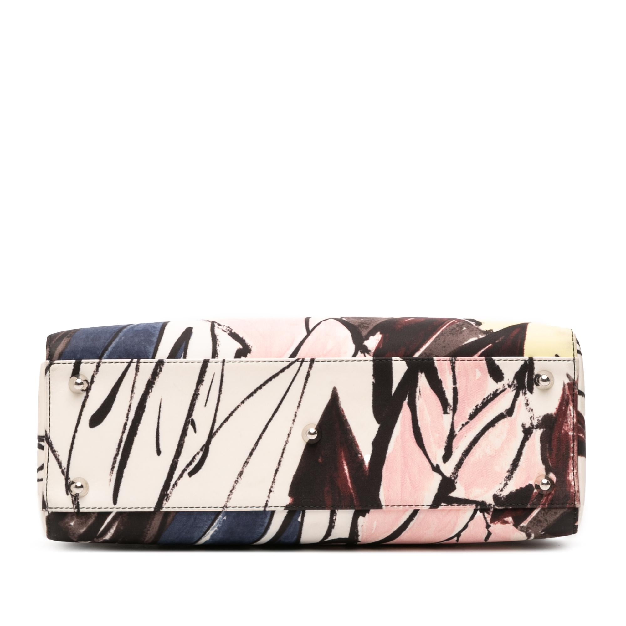 Dior Large Canvas Floral Graffiti Lady Dior