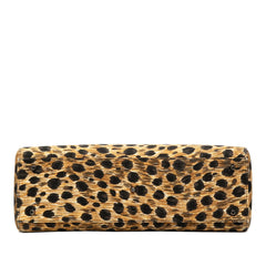 Dior Large Canvas Leopard Print Lady Dior