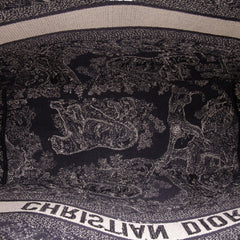 Dior Large Canvas Toile de Jouy Reverse Embroidered Book Tote