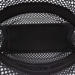 Dior Large Embroidered Mesh Book Tote