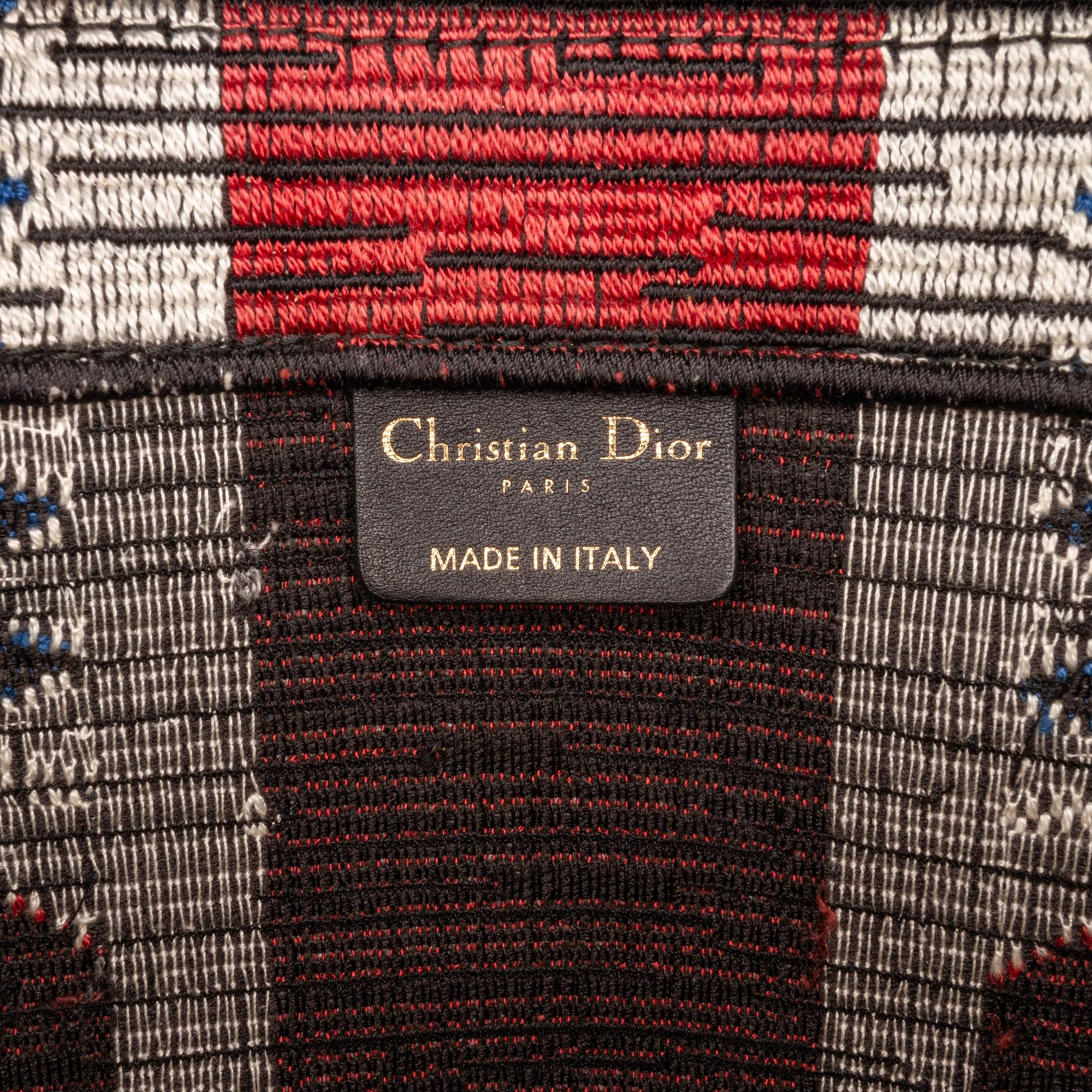 Dior Large French Flag Book Tote