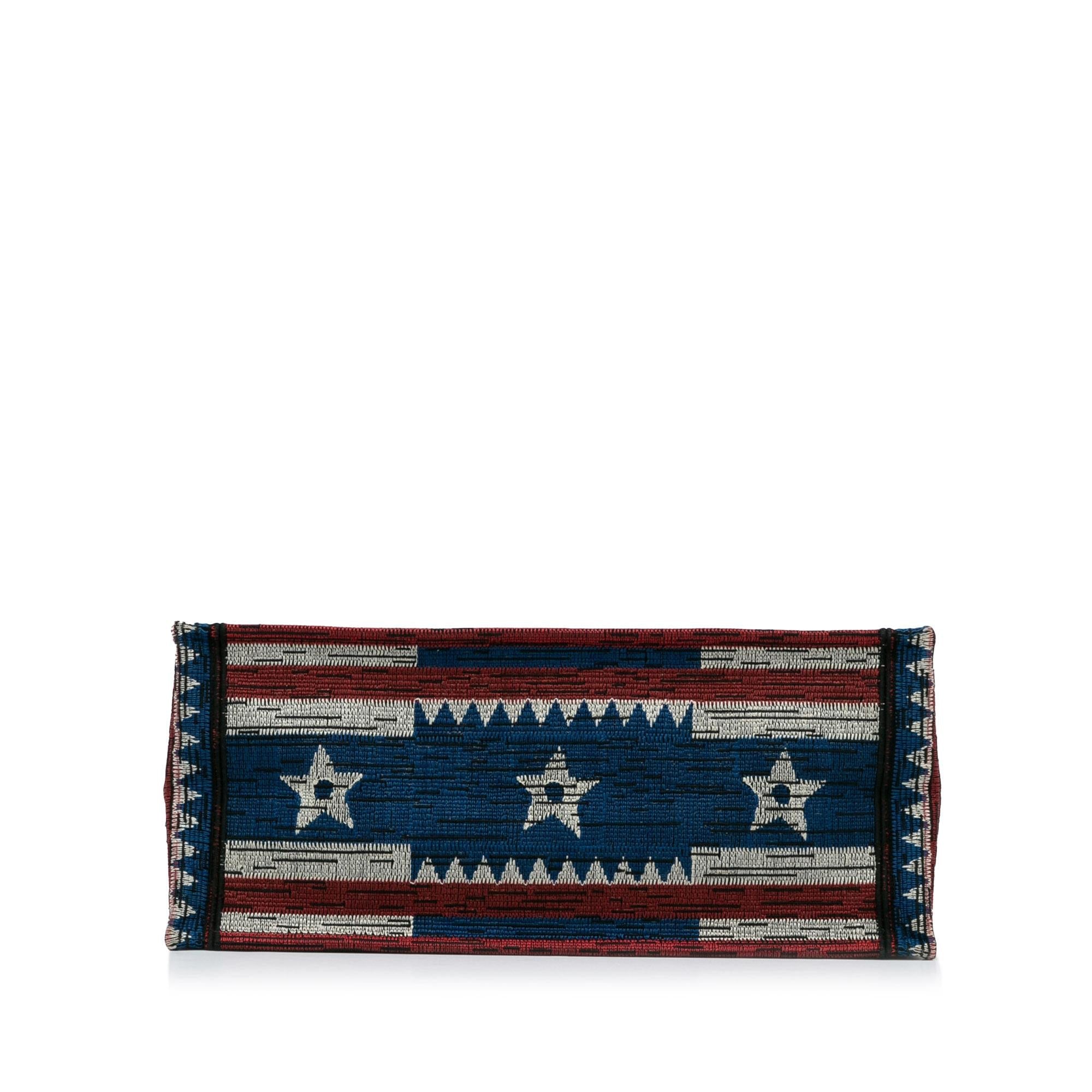 Dior Large French Flag Book Tote