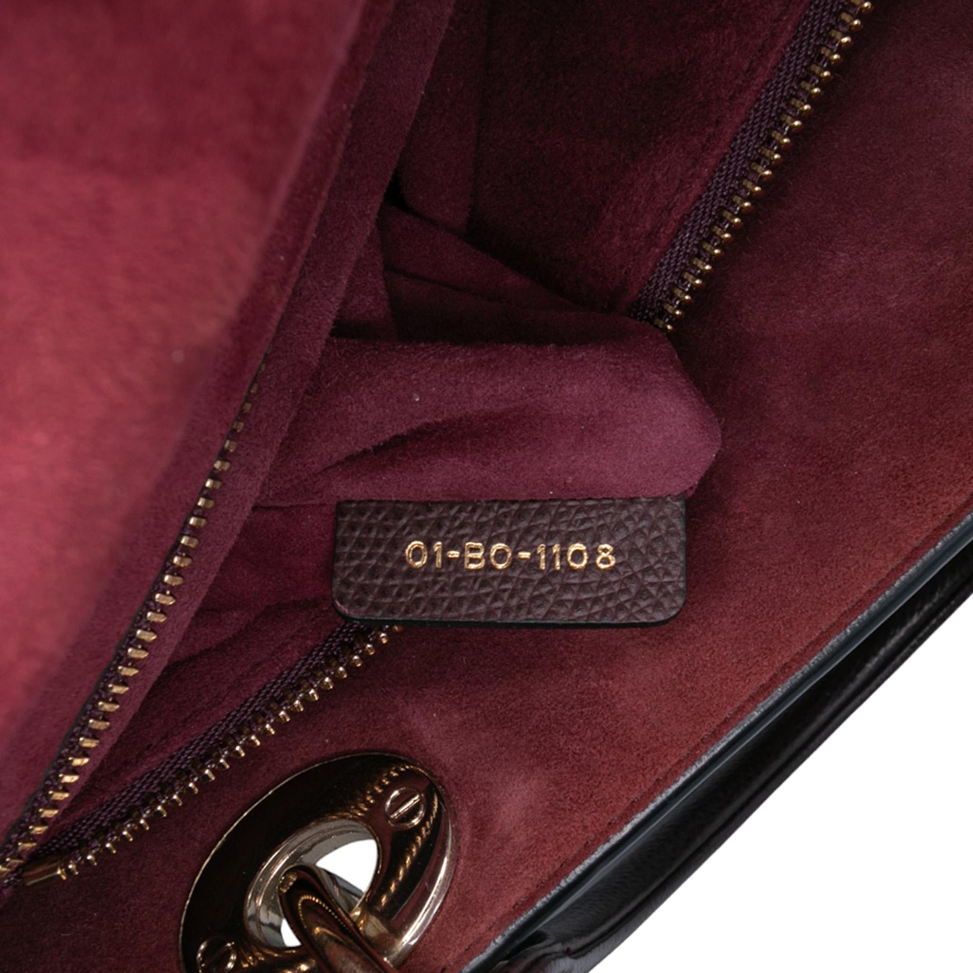 Dior Large Grained Calfskin Lady D Sire