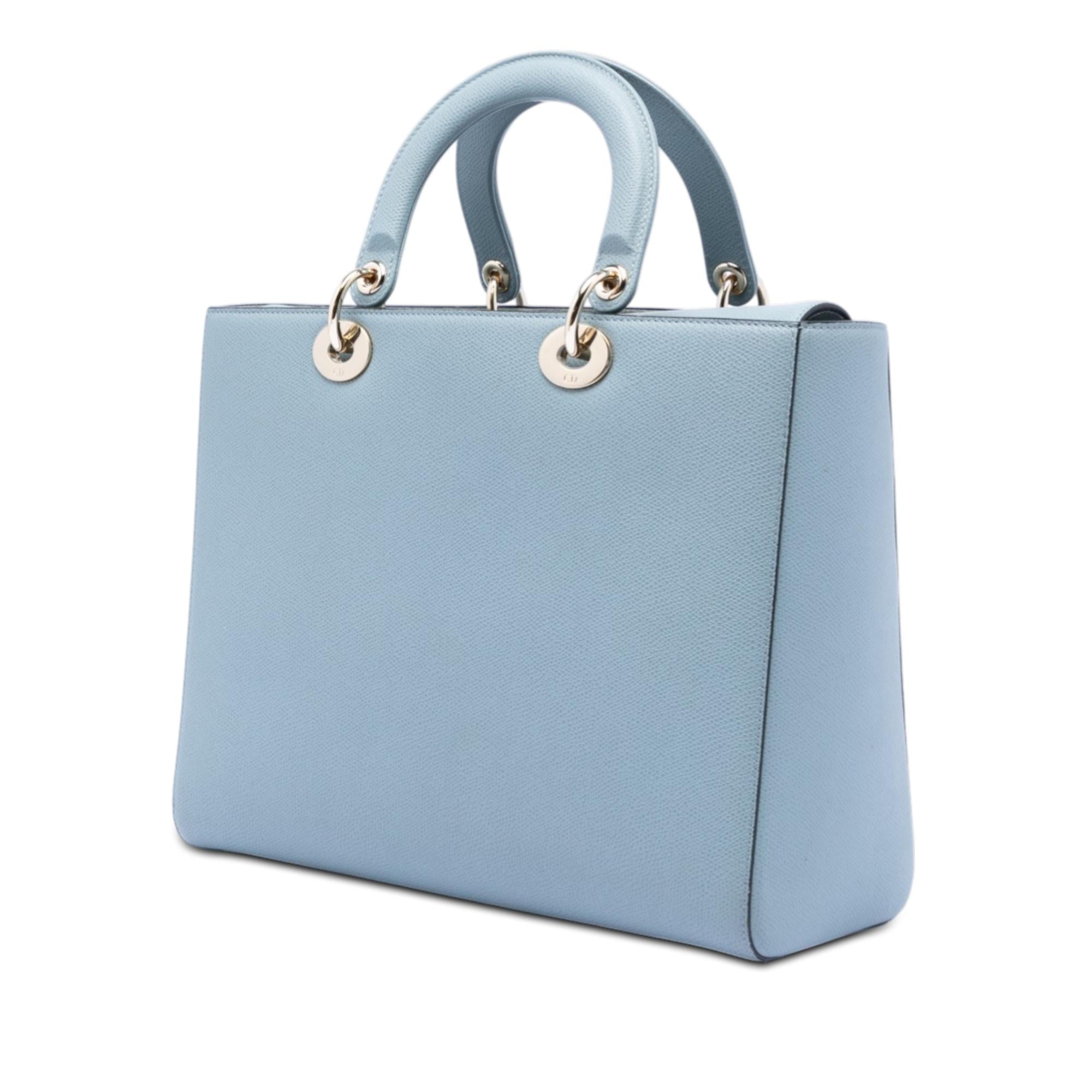 Dior Large Grained Calfskin Lady Dior