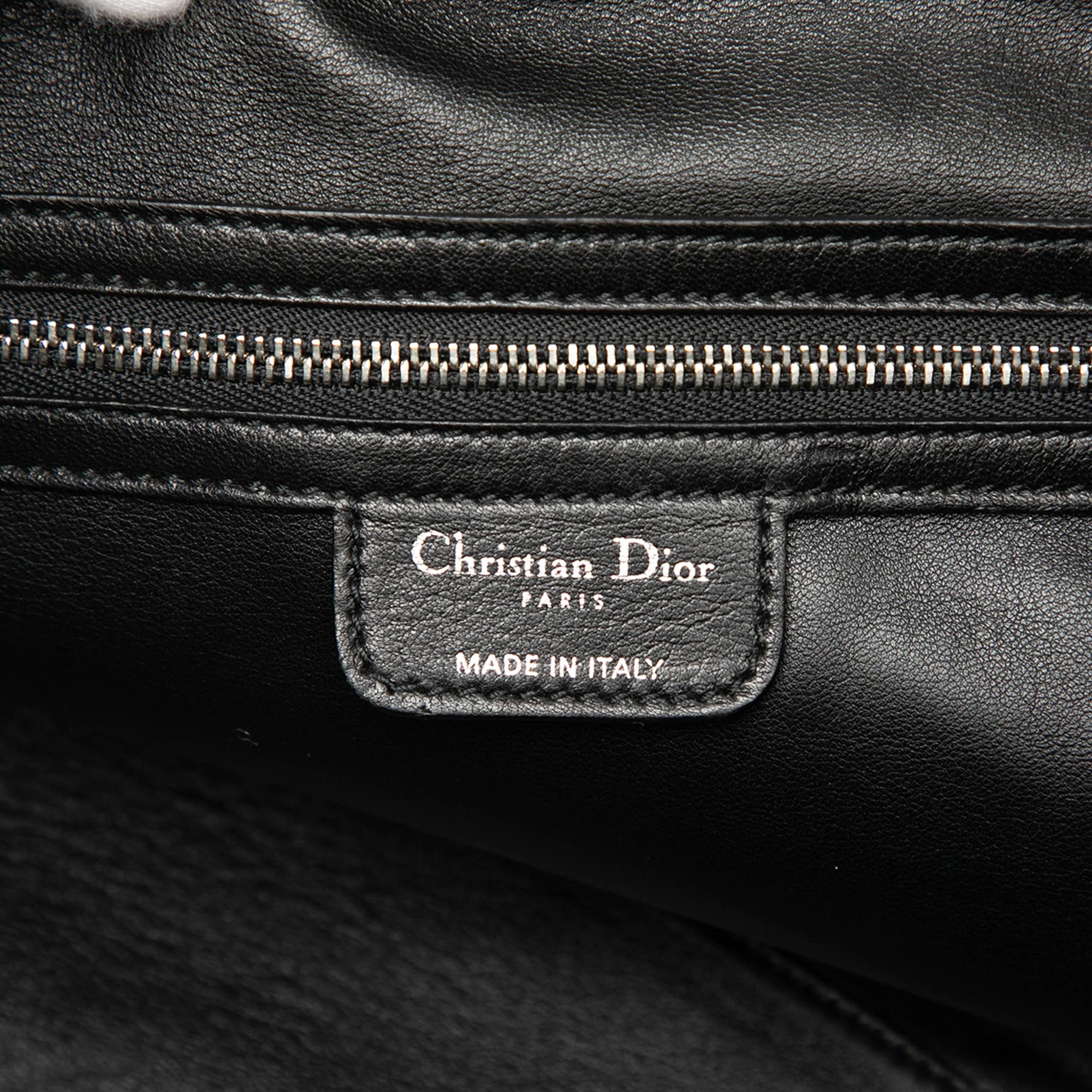 Dior Large Lambskin Cannage Lady Dior Soft Shopping Tote