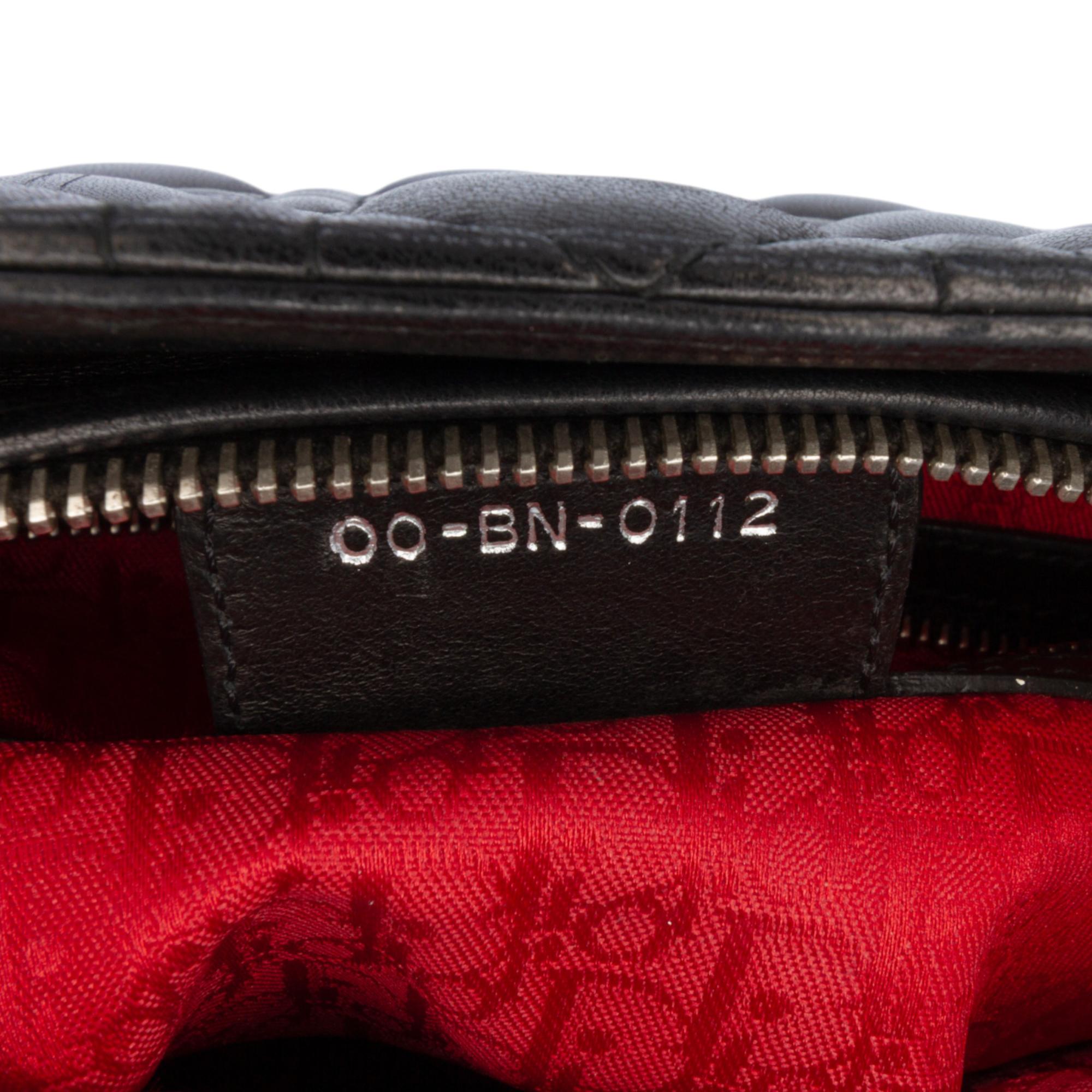 Dior Large Lambskin Cannage Lady Dior