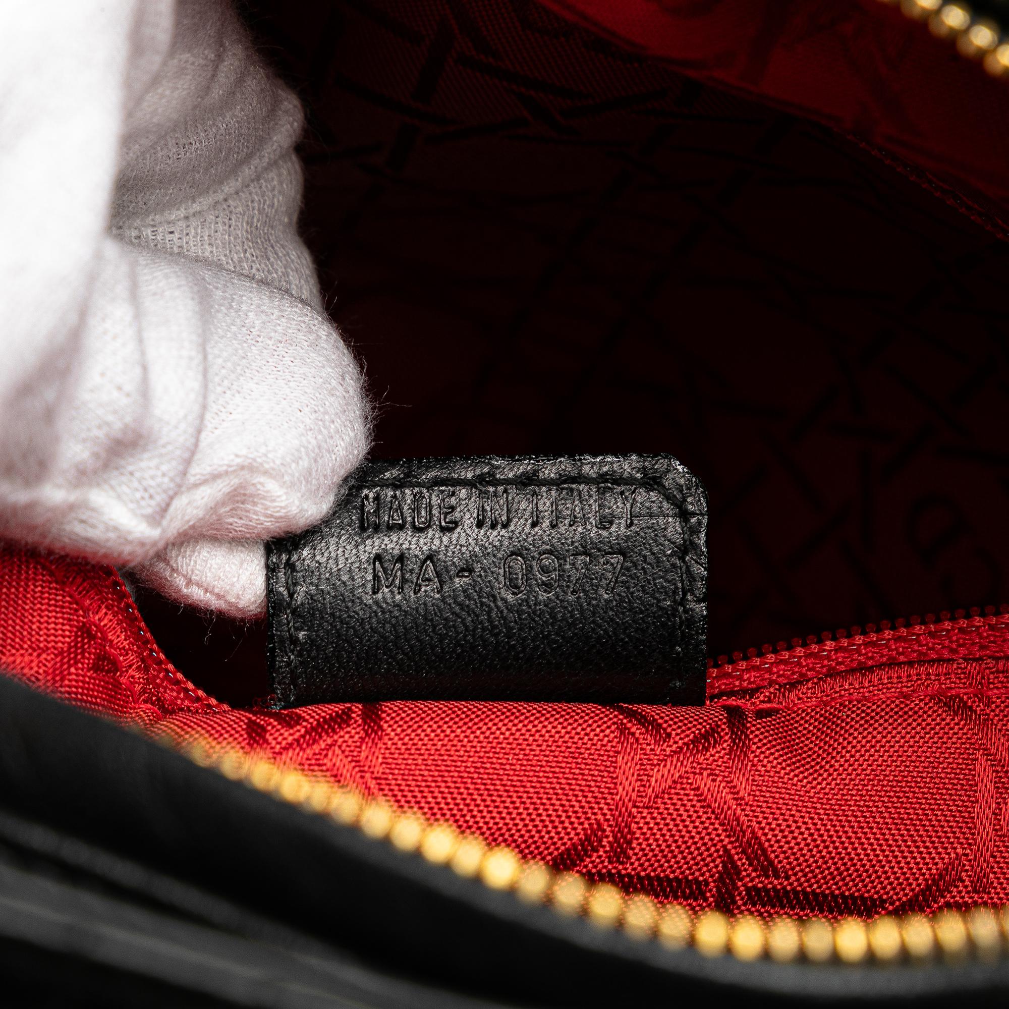 Dior Large Lambskin Cannage Lady Dior