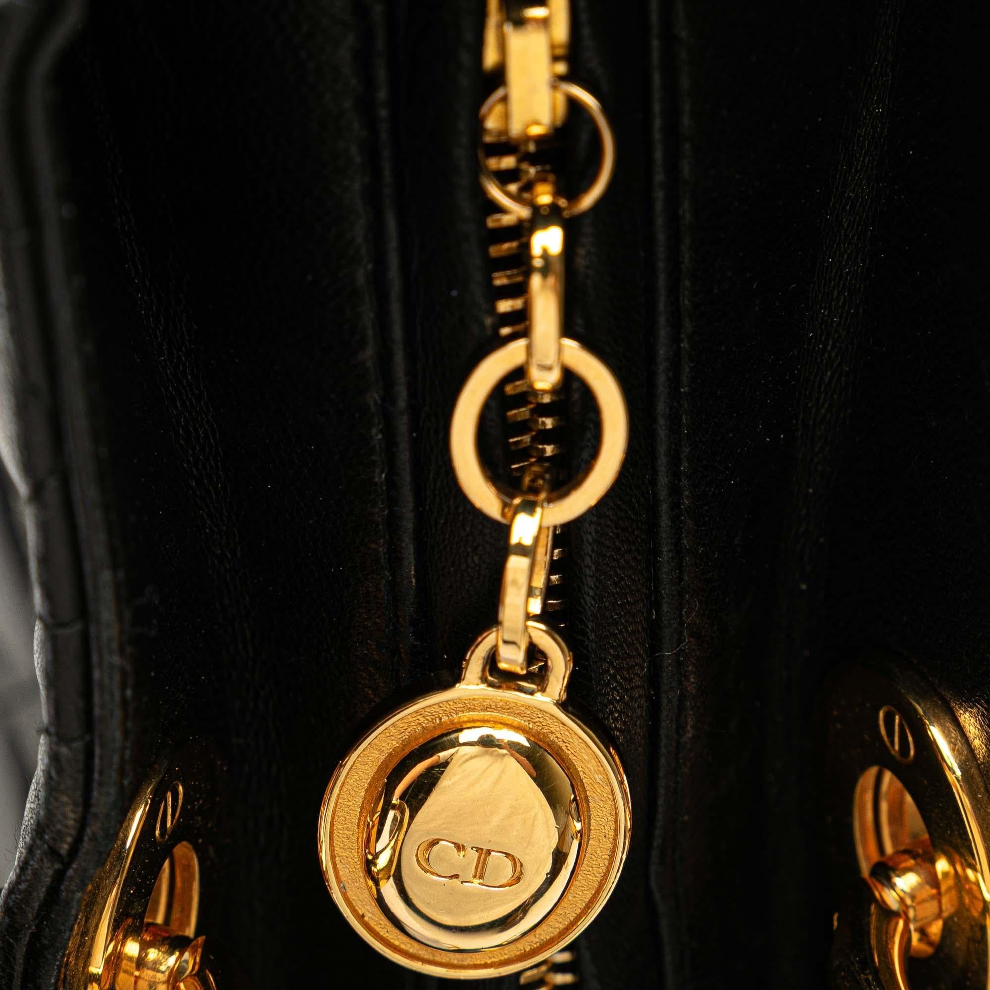 Dior Large Lambskin Cannage Lady Dior