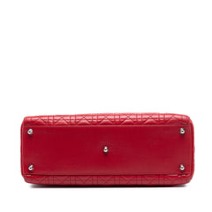 Dior Large Lambskin Cannage Lady Dior