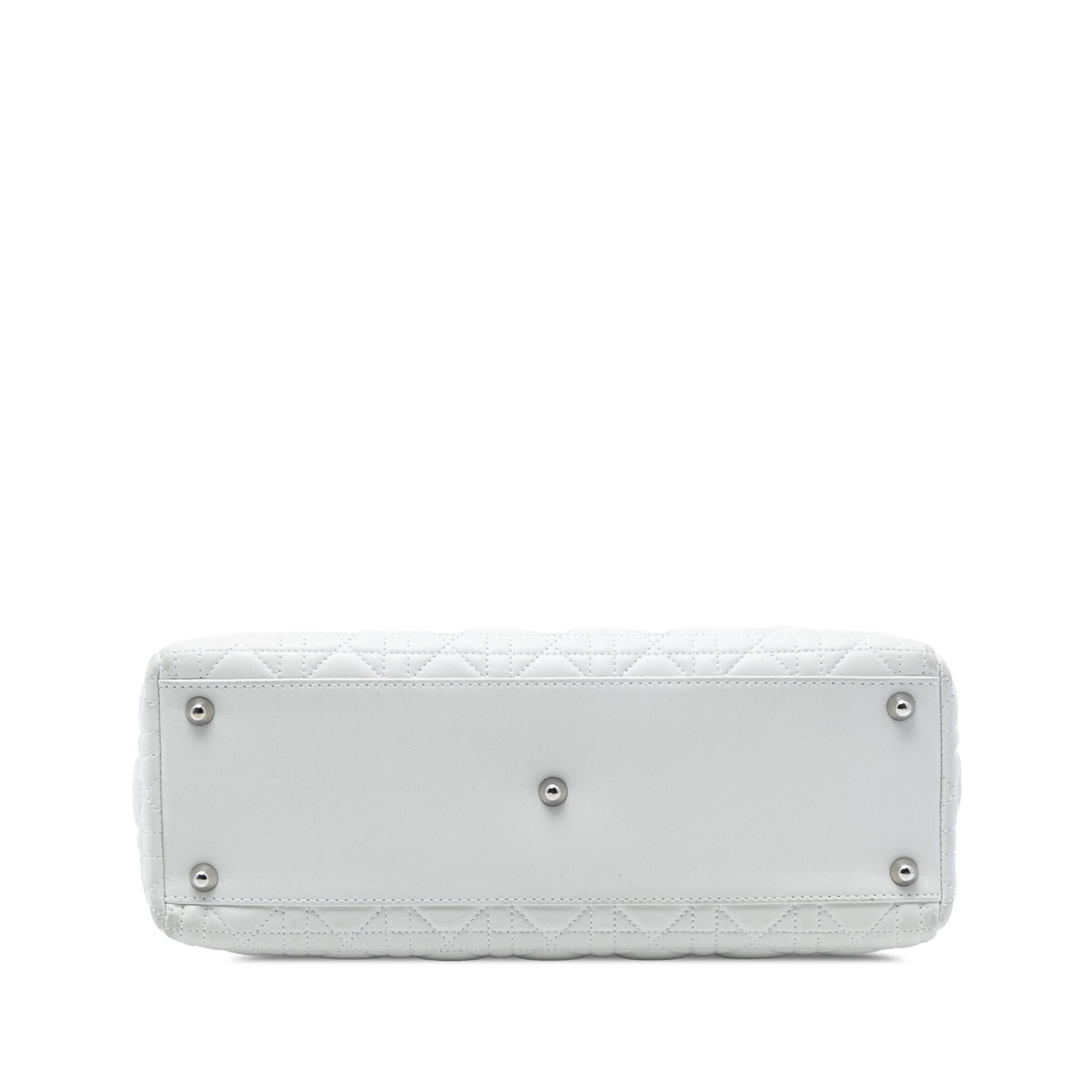 Dior Large Lambskin Cannage Lady Dior