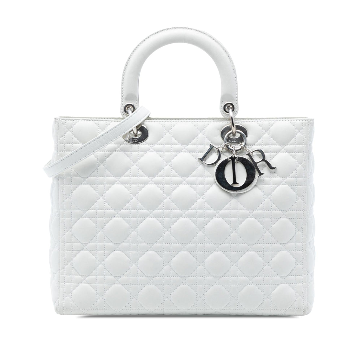 Dior Large Lambskin Cannage Lady Dior