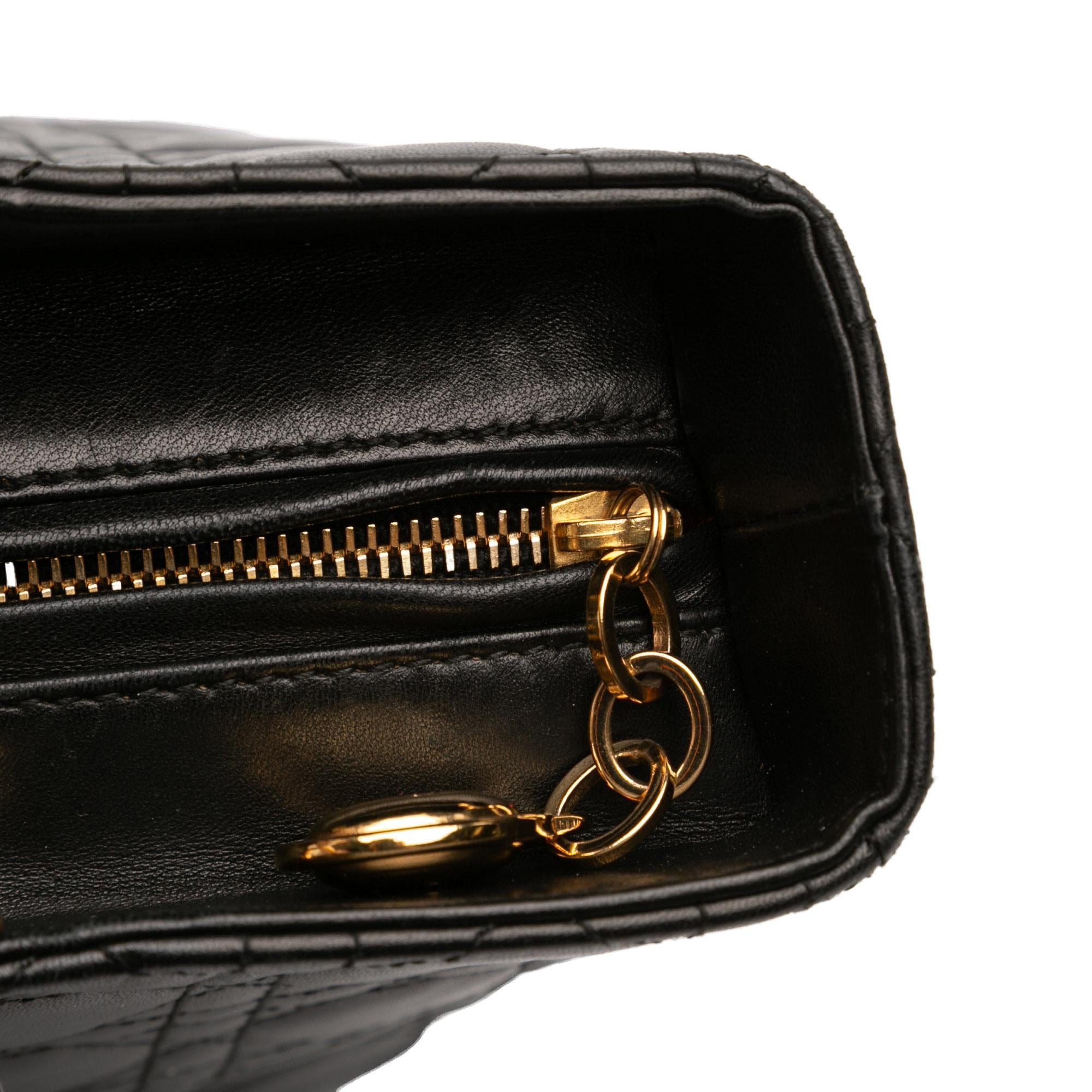 Dior Large Lambskin Cannage Lady Dior