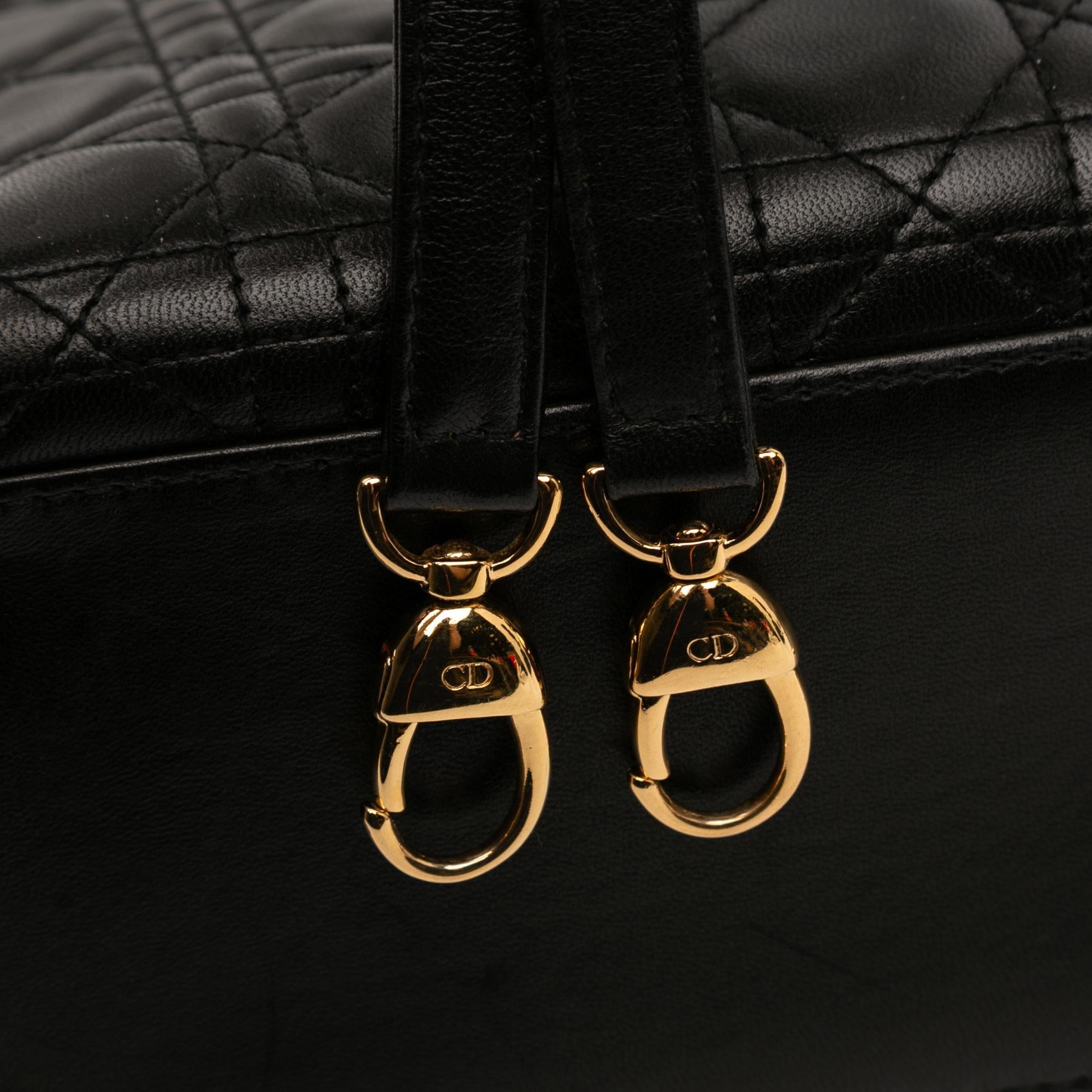 Dior Large Lambskin Cannage Lady Dior