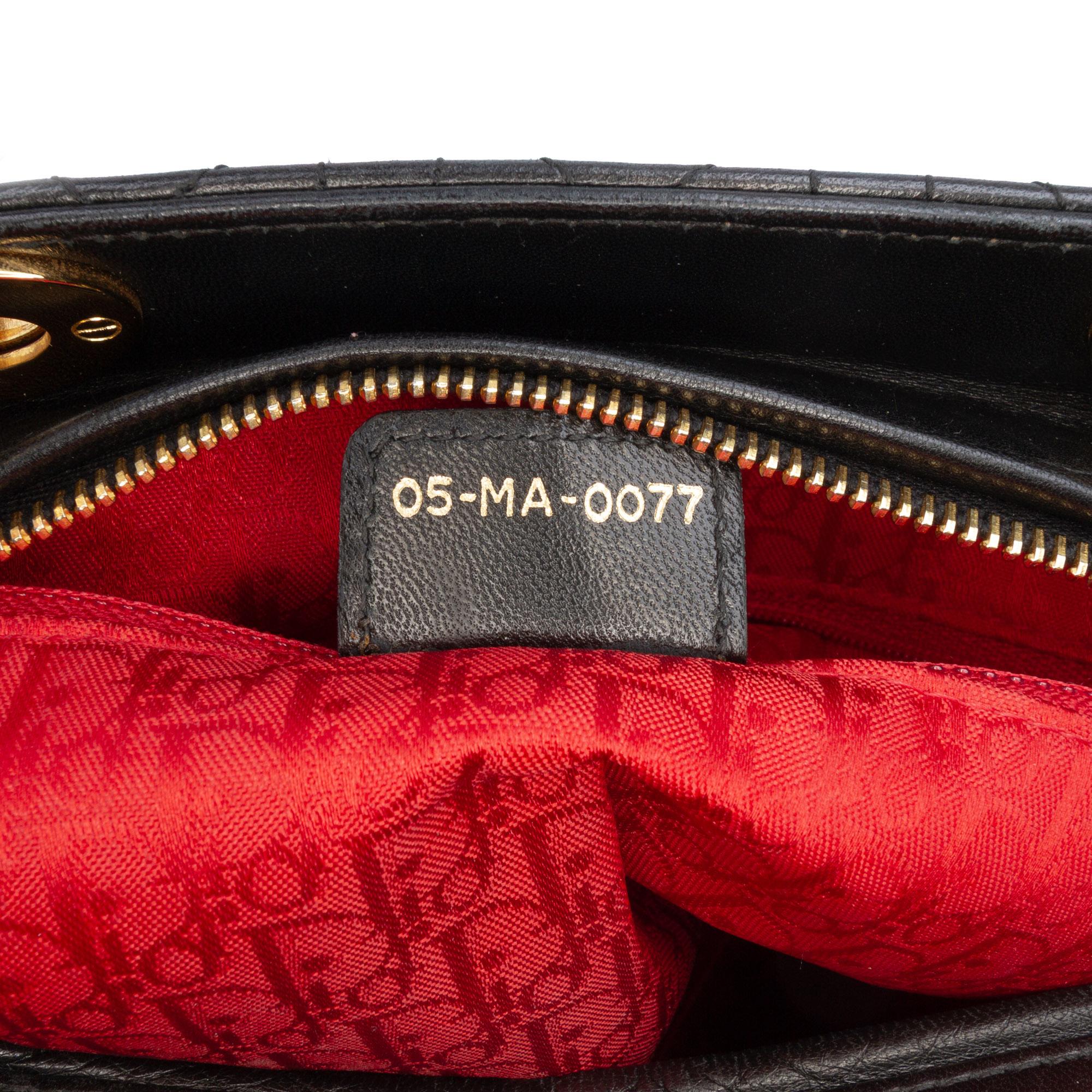 Dior Large Lambskin Cannage Lady Dior