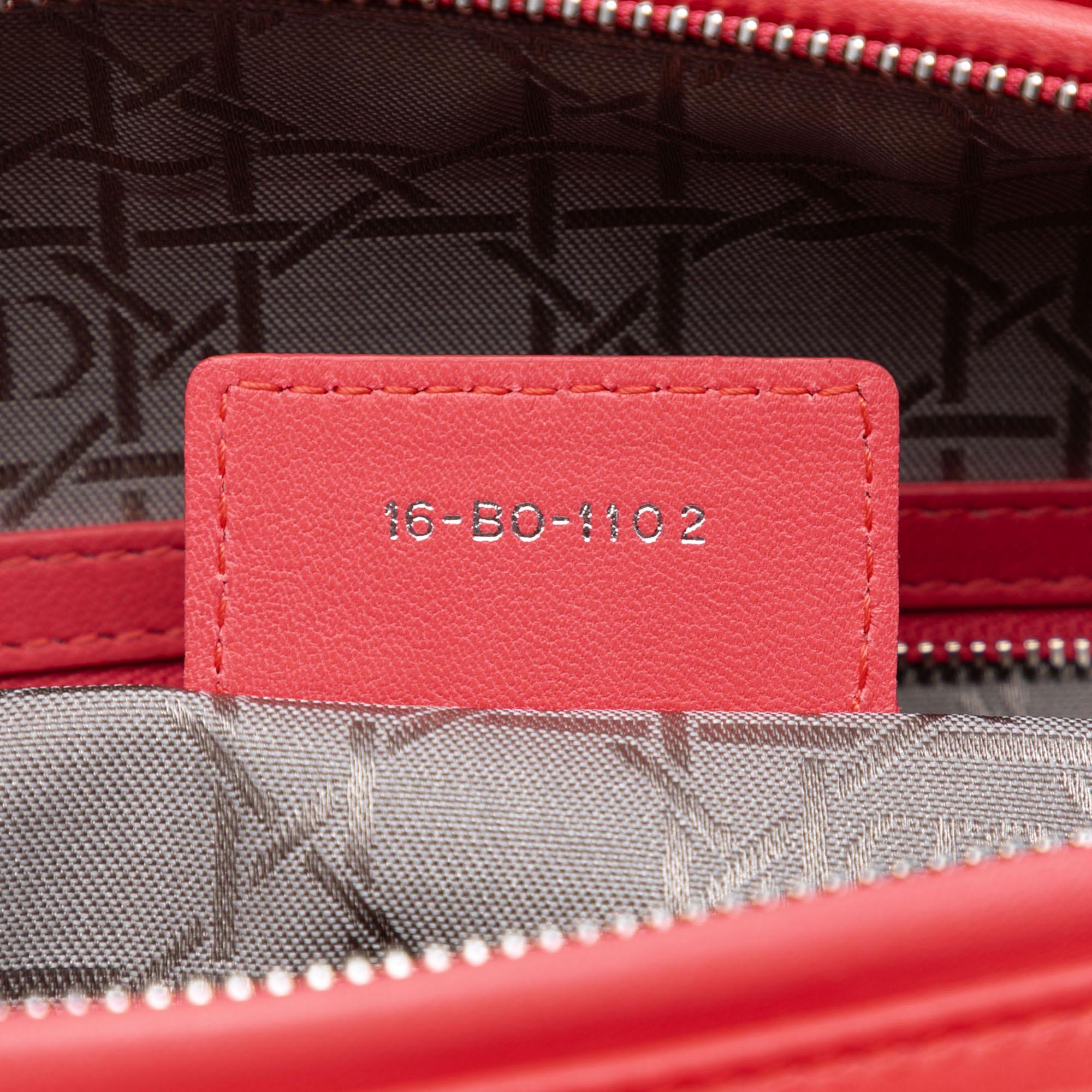 Dior Large Lambskin Cannage Lady Dior