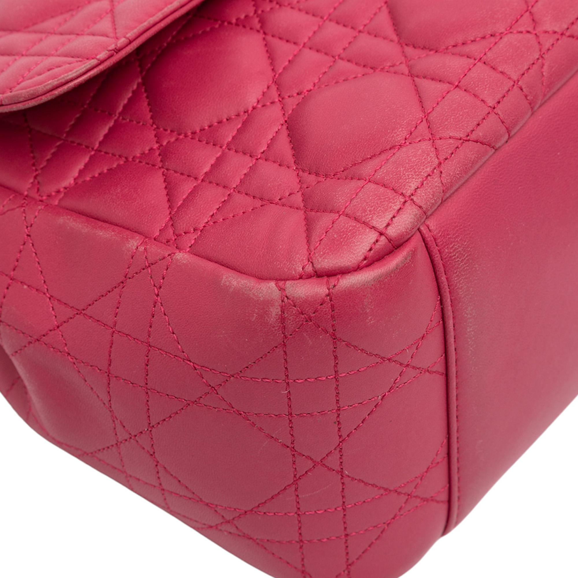 Dior Large Lambskin Cannage Miss Dior Flap