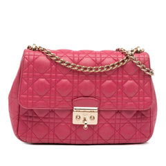Dior Large Lambskin Cannage Miss Dior Flap