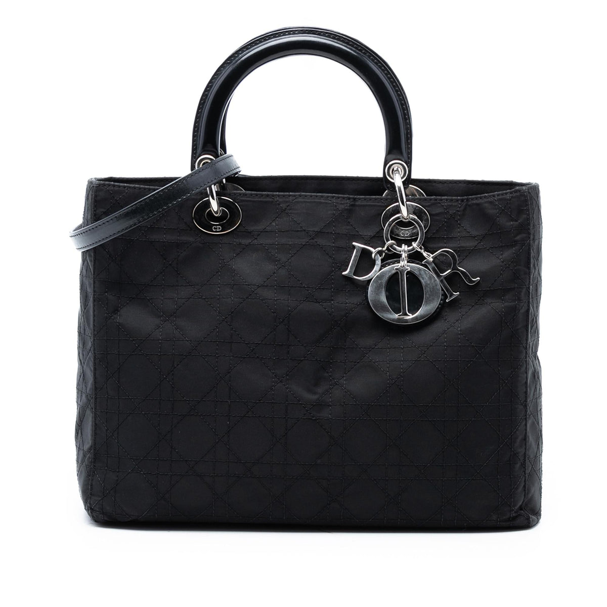 Dior Large Nylon Cannage Lady Dior