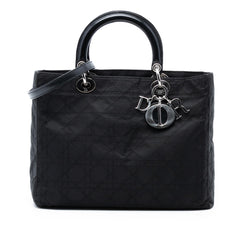 Dior Large Nylon Cannage Lady Dior