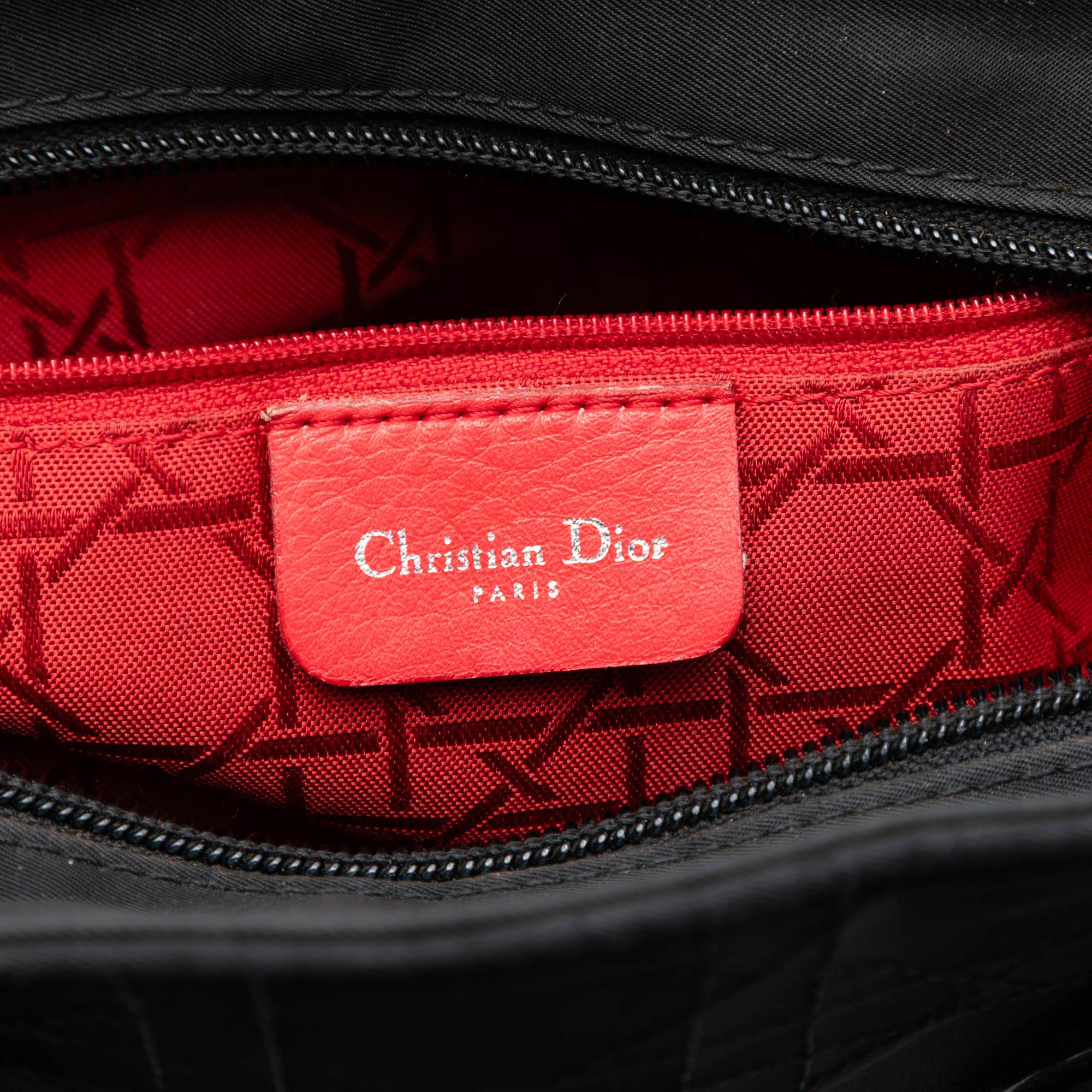 Dior Large Nylon Cannage Lady Dior
