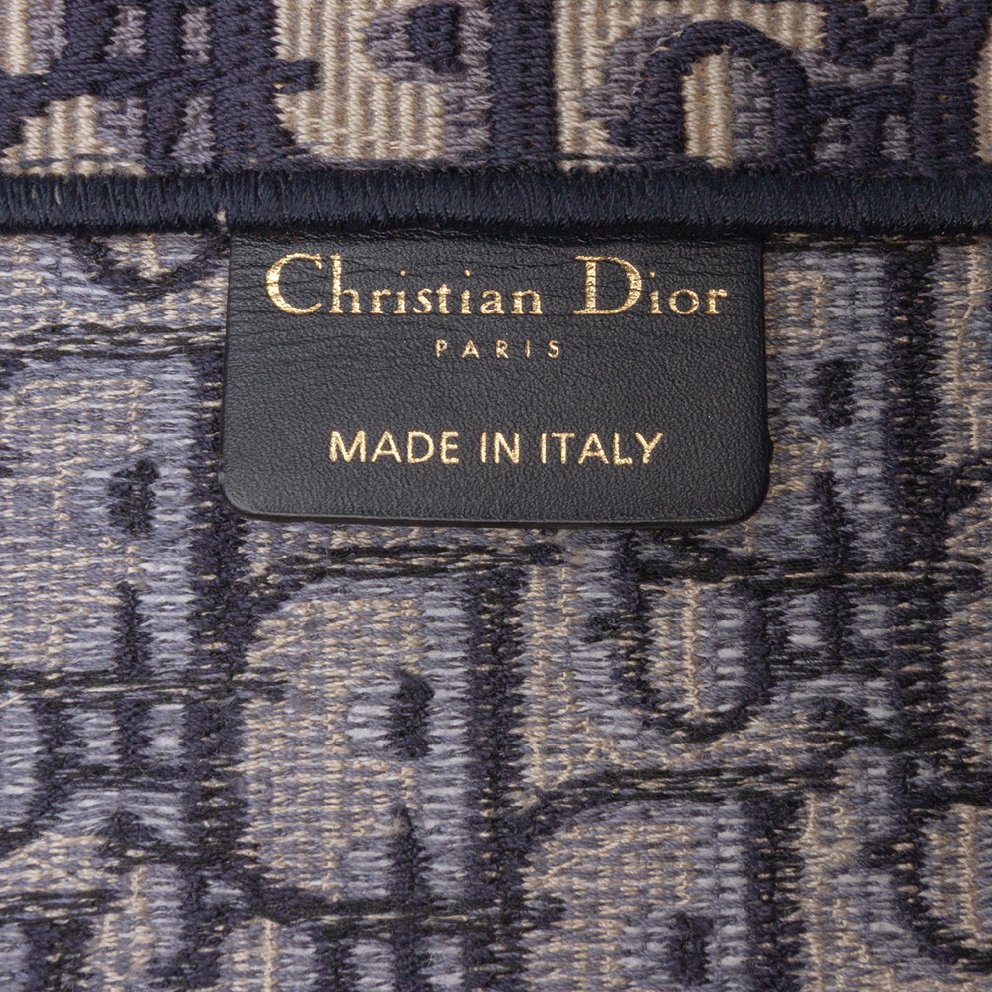 Dior Large Oblique Canvas Book Tote
