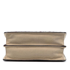 Dior Large Oblique Canvas and Velvet Diorama Flap
