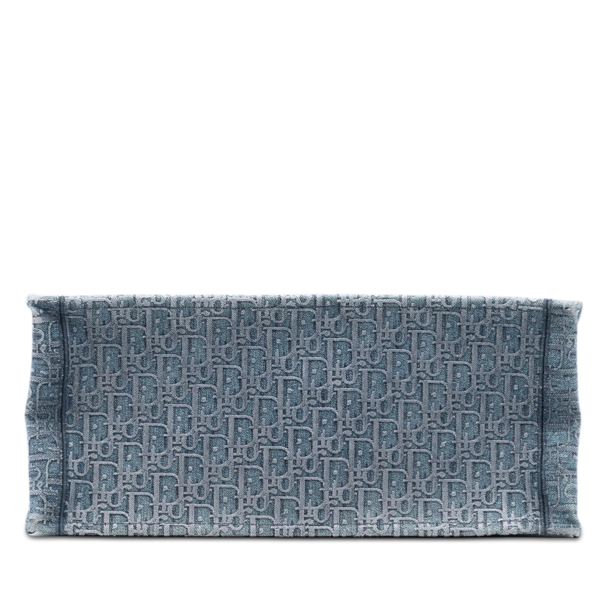 Dior Large Oblique Denim Book Tote