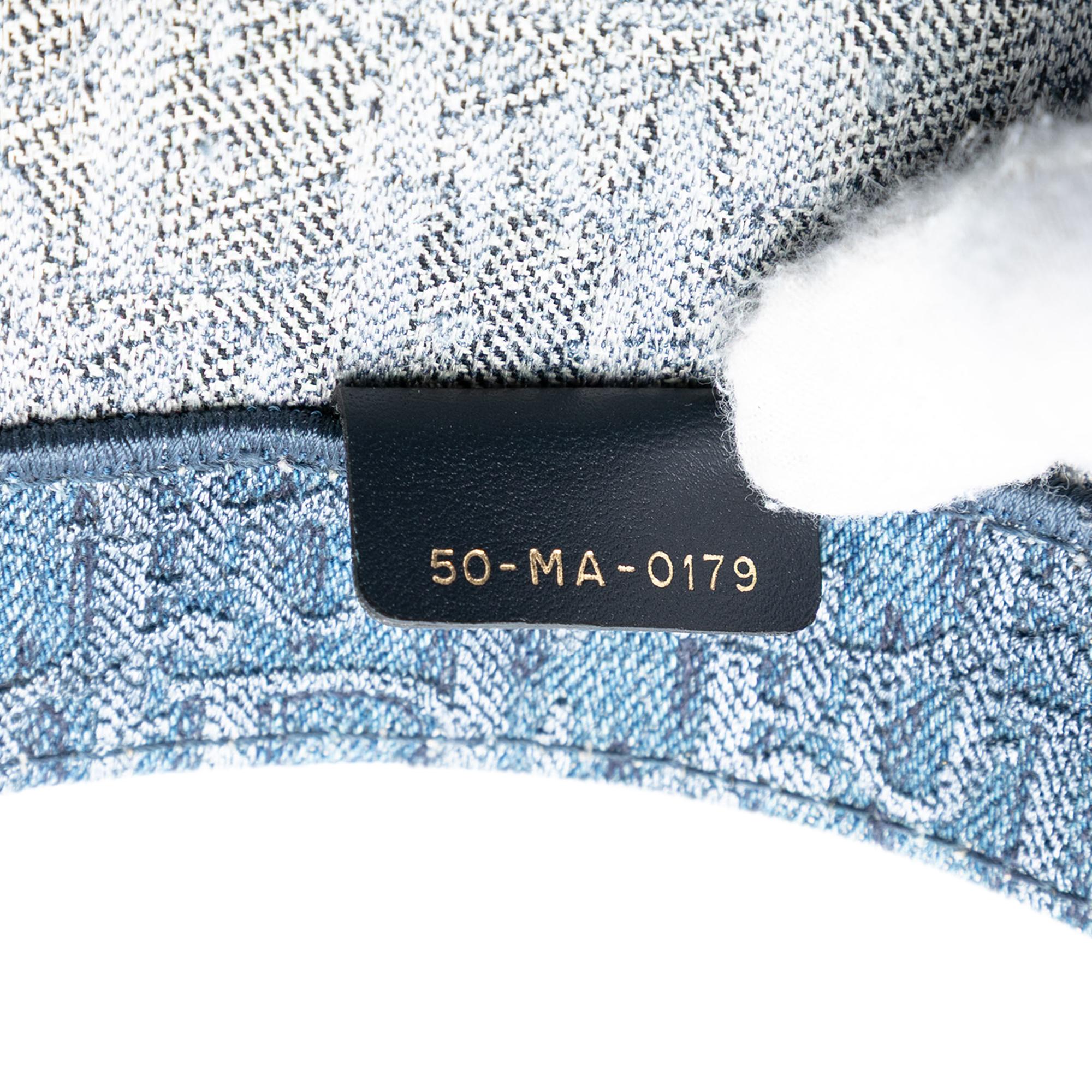Dior Large Oblique Denim Book Tote