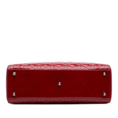 Dior Large Patent Cannage Lady Dior