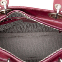 Dior Large Patent Cannage Lady Dior