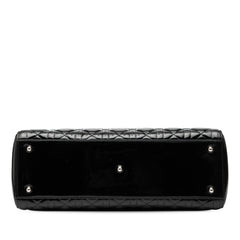 Dior Large Patent Cannage Lady Dior