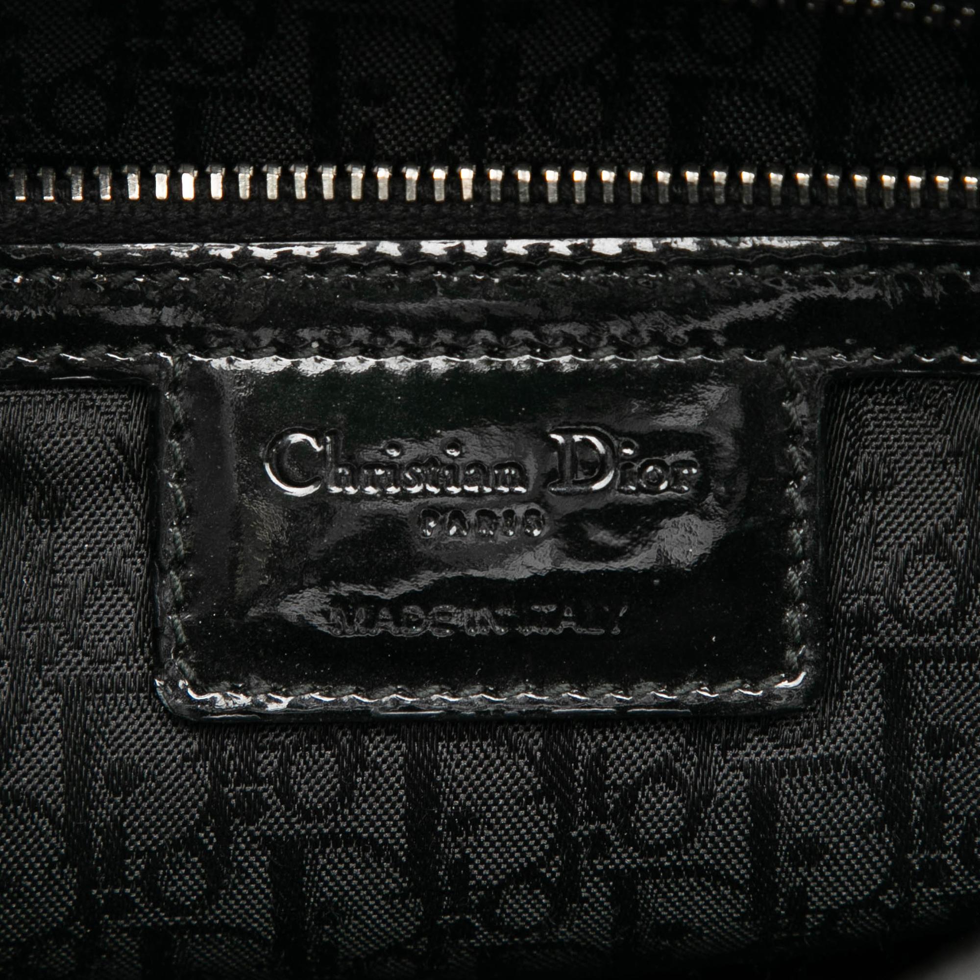 Dior Large Patent Cannage Lady Dior