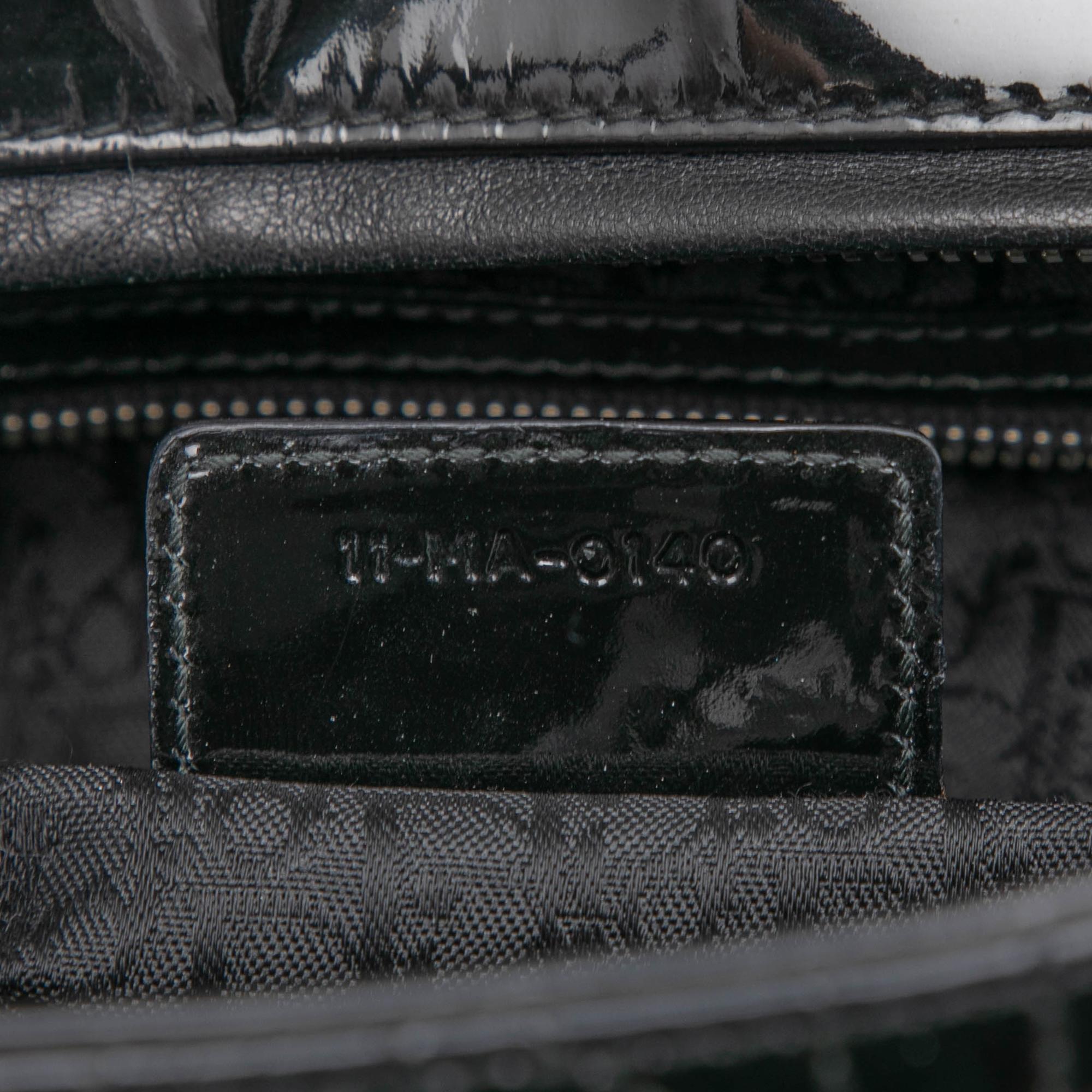 Dior Large Patent Cannage Lady Dior