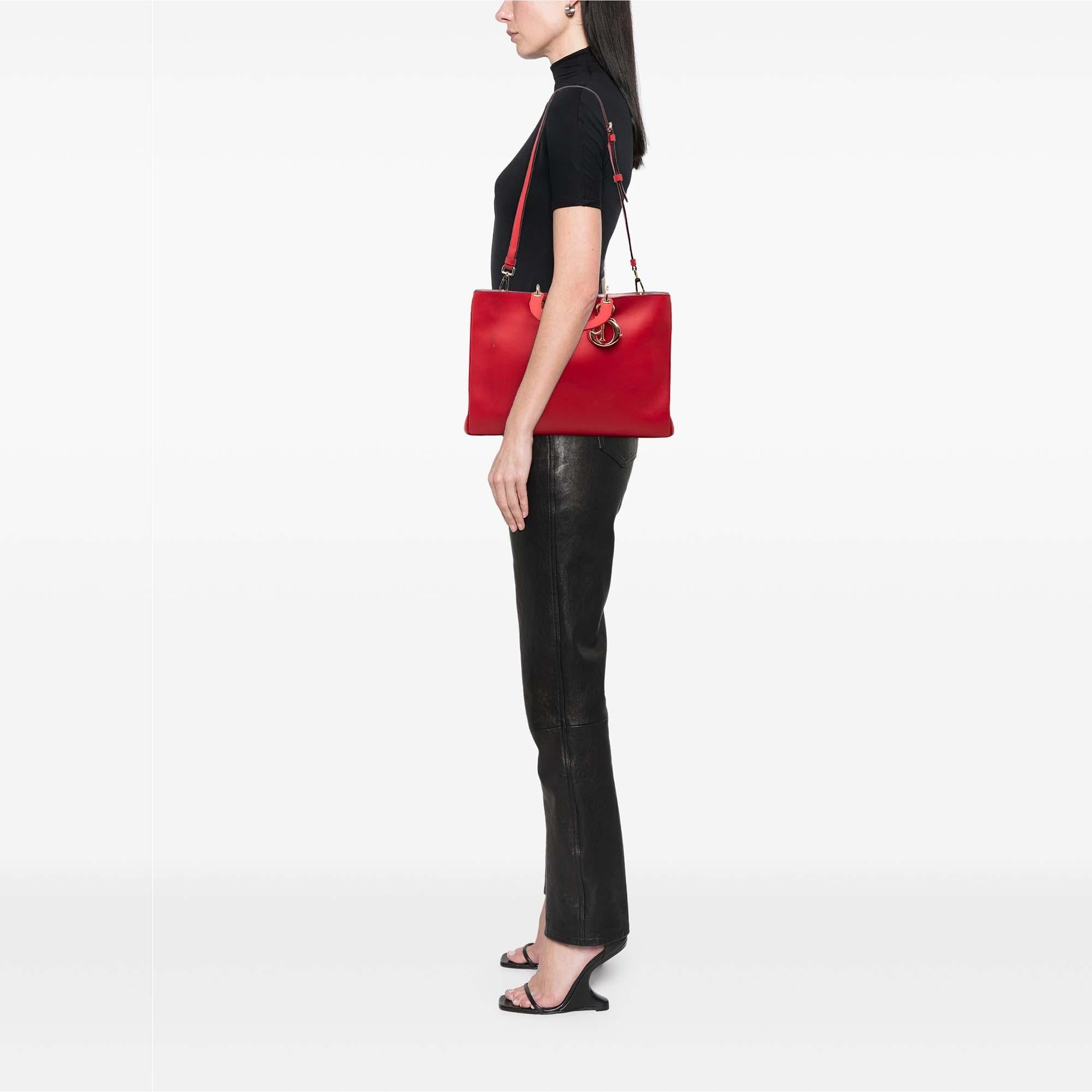 Dior Large Smooth Calfskin Diorissimo Satchel