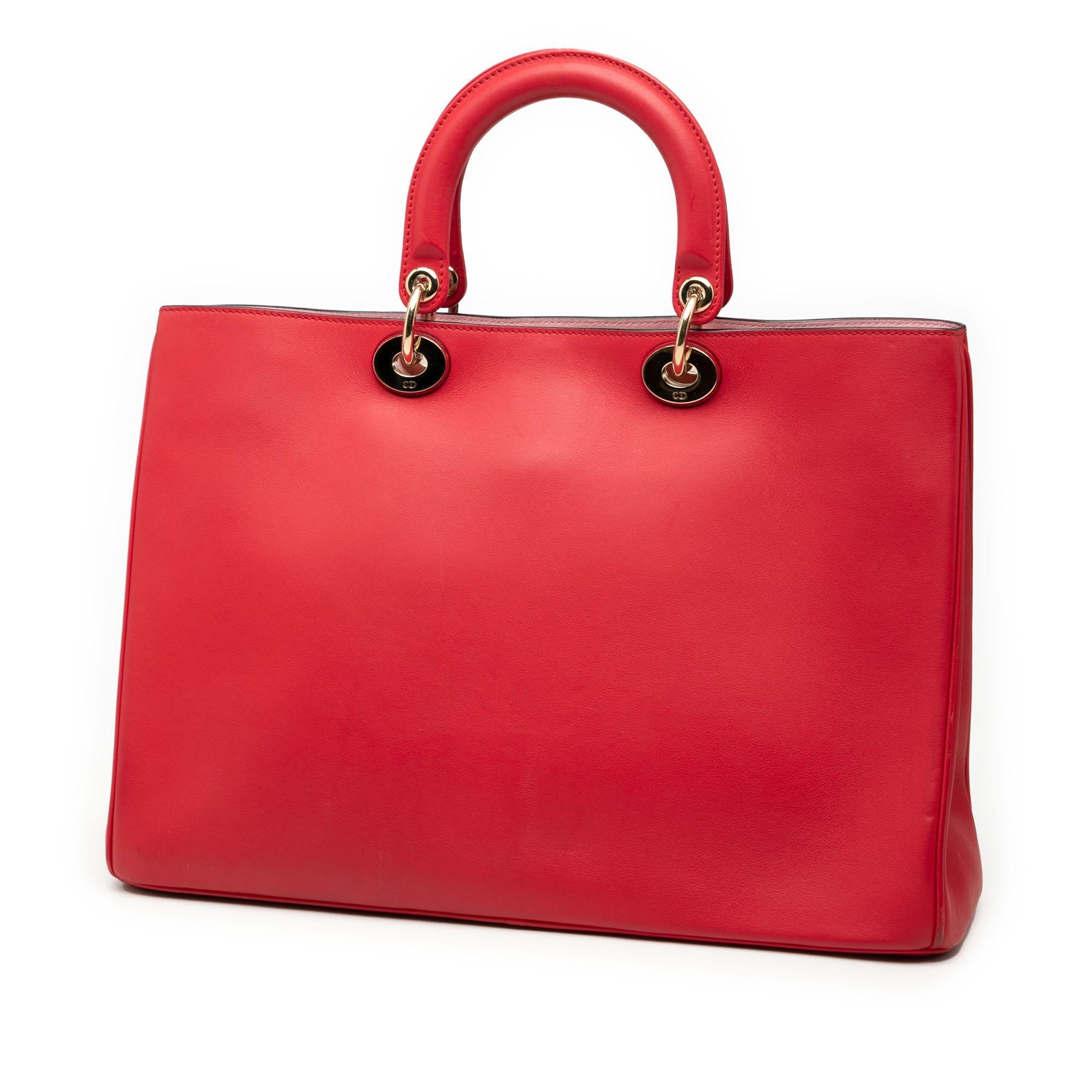 Dior Large Smooth Calfskin Diorissimo Satchel