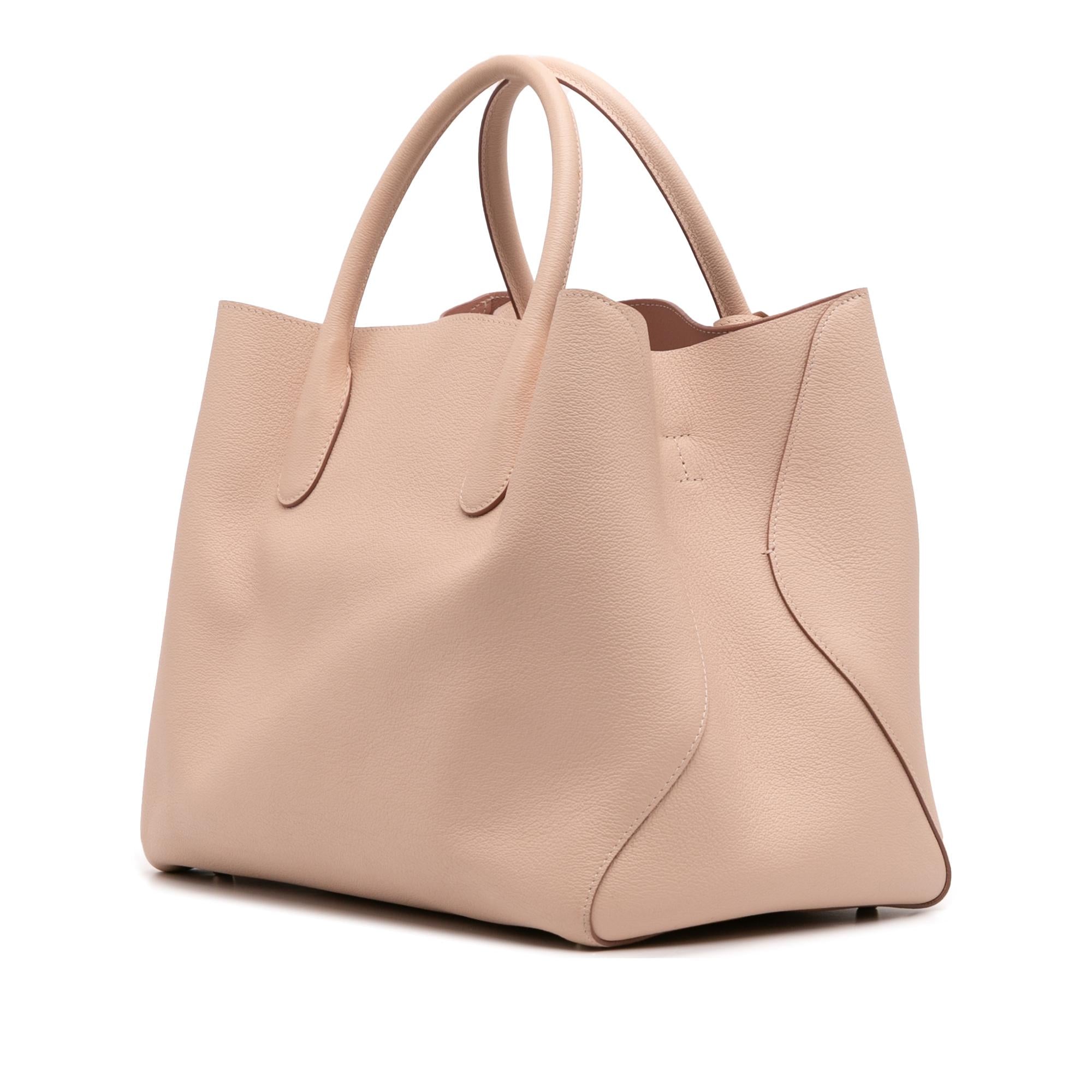 Dior Large Supple Grained Calfskin Open Bar Tote