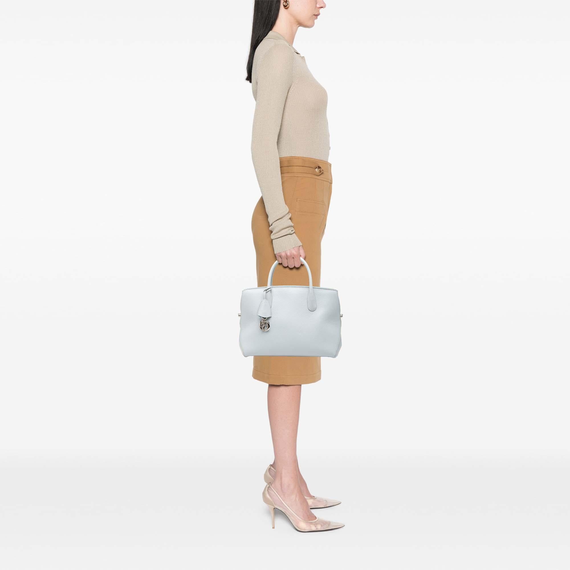 Dior Large Supple Grained Calfskin Open Bar Tote