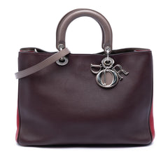 Dior Large Tricolor Diorissimo Satchel