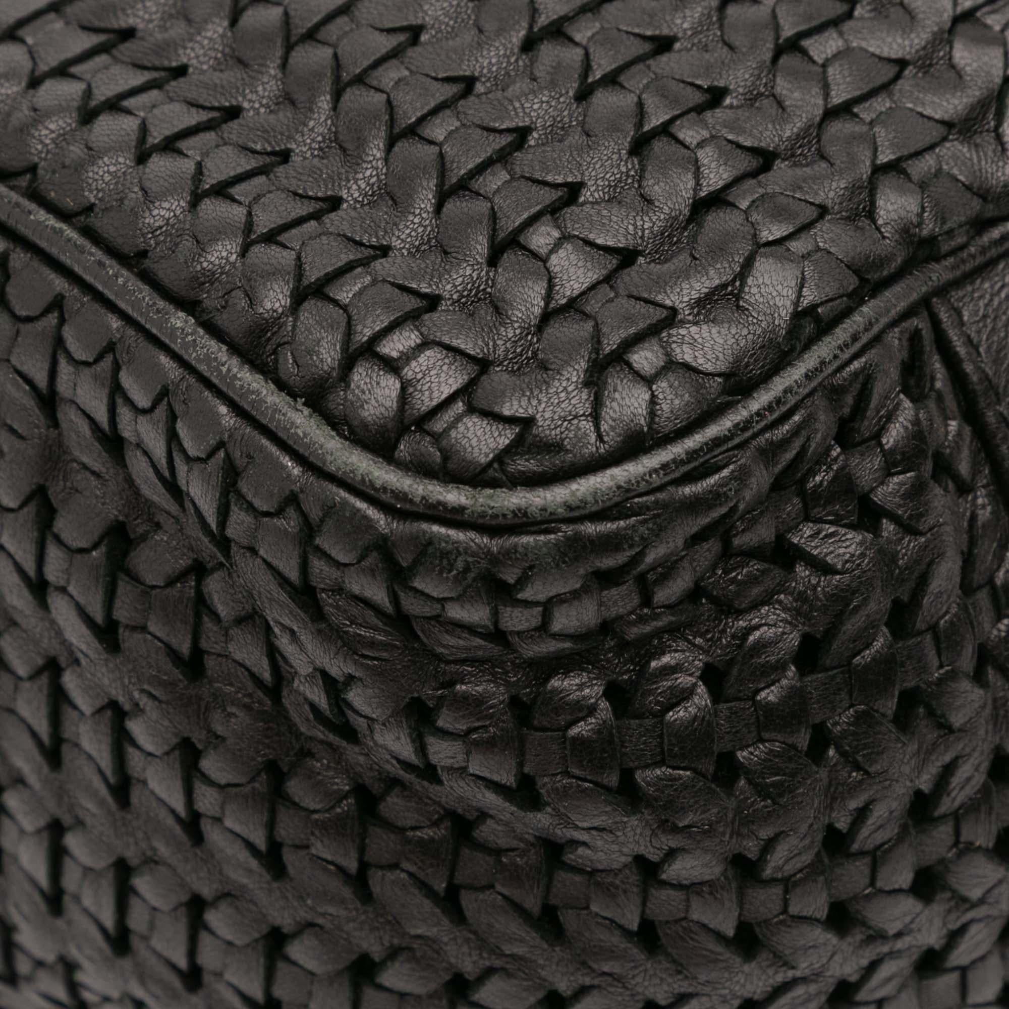 Dior Large Woven Lambskin Lady Dior Soft Shopping Tote