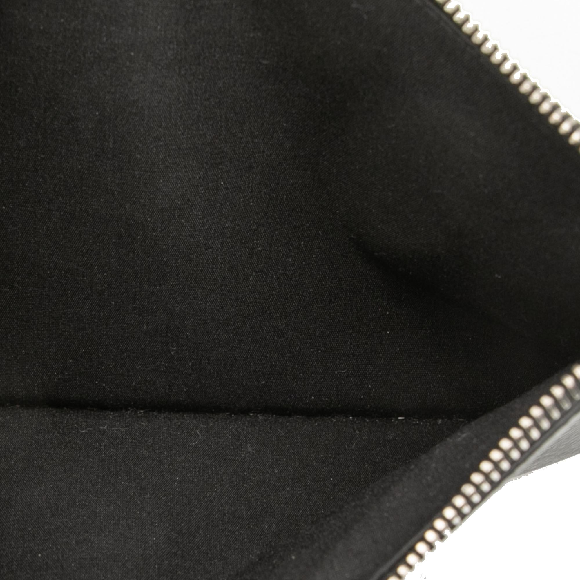 Dior Leather Bee Zip Top Pouch
