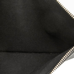 Dior Leather Bee Zip Top Pouch