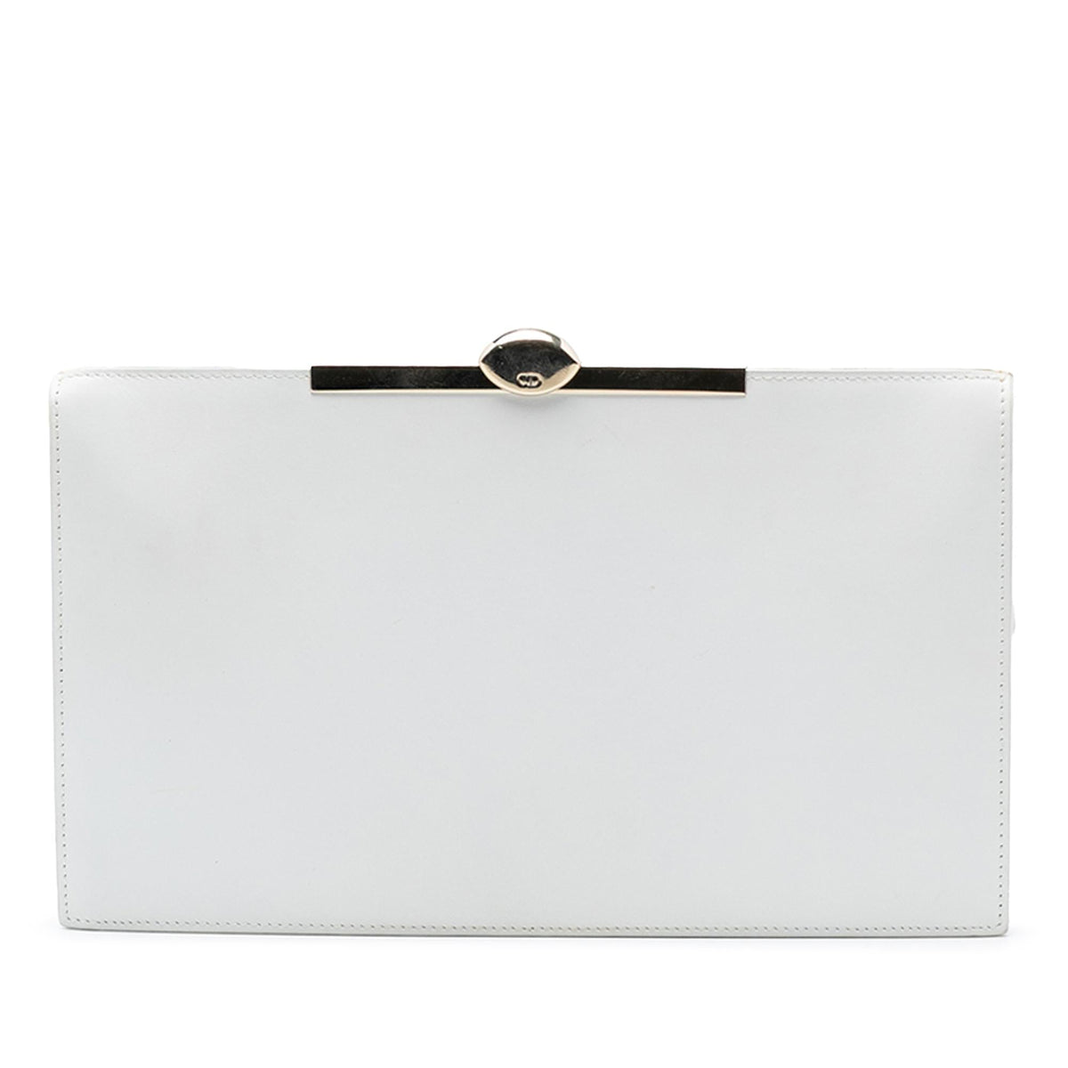 Dior Leather Clasp Clutch