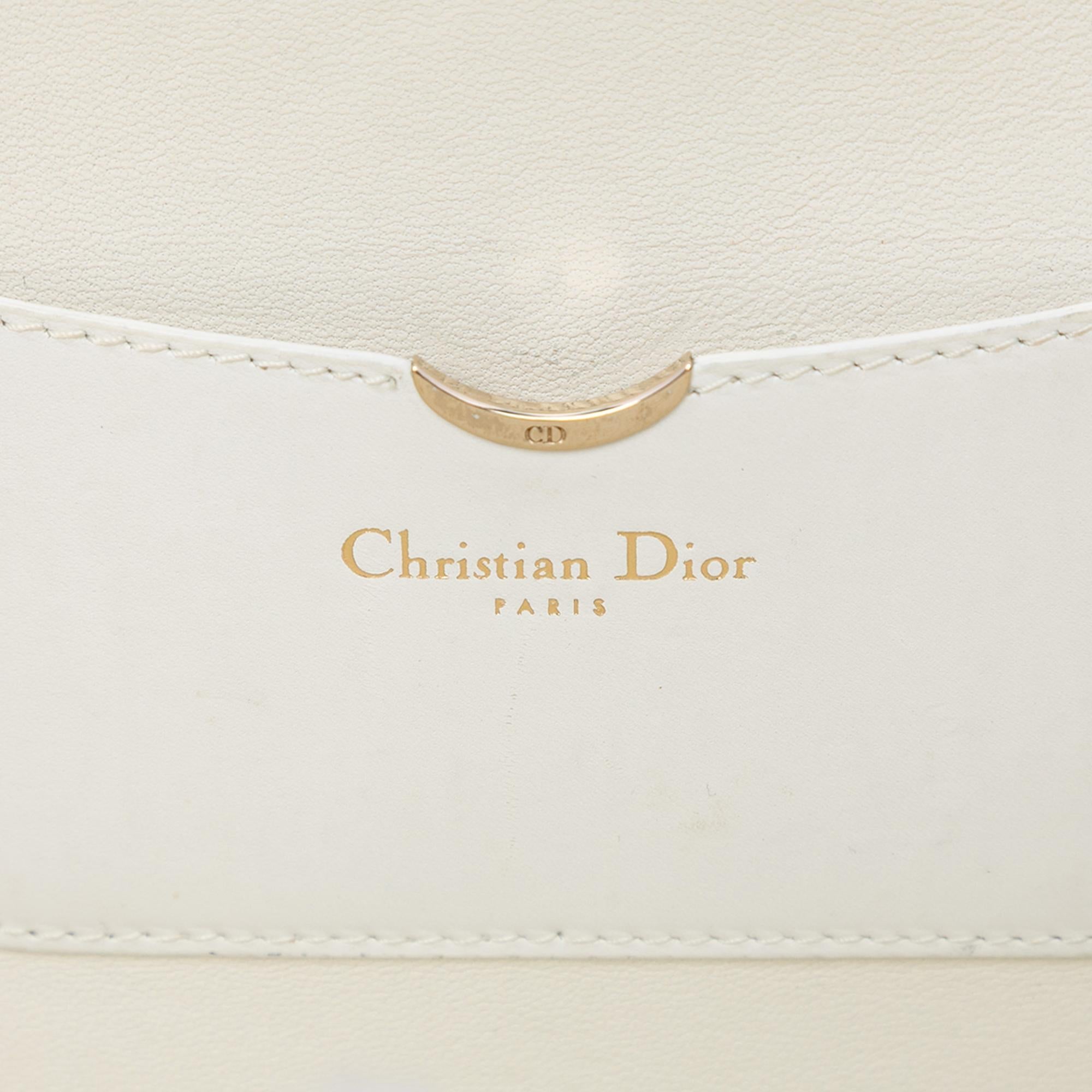 Dior Leather Clasp Clutch