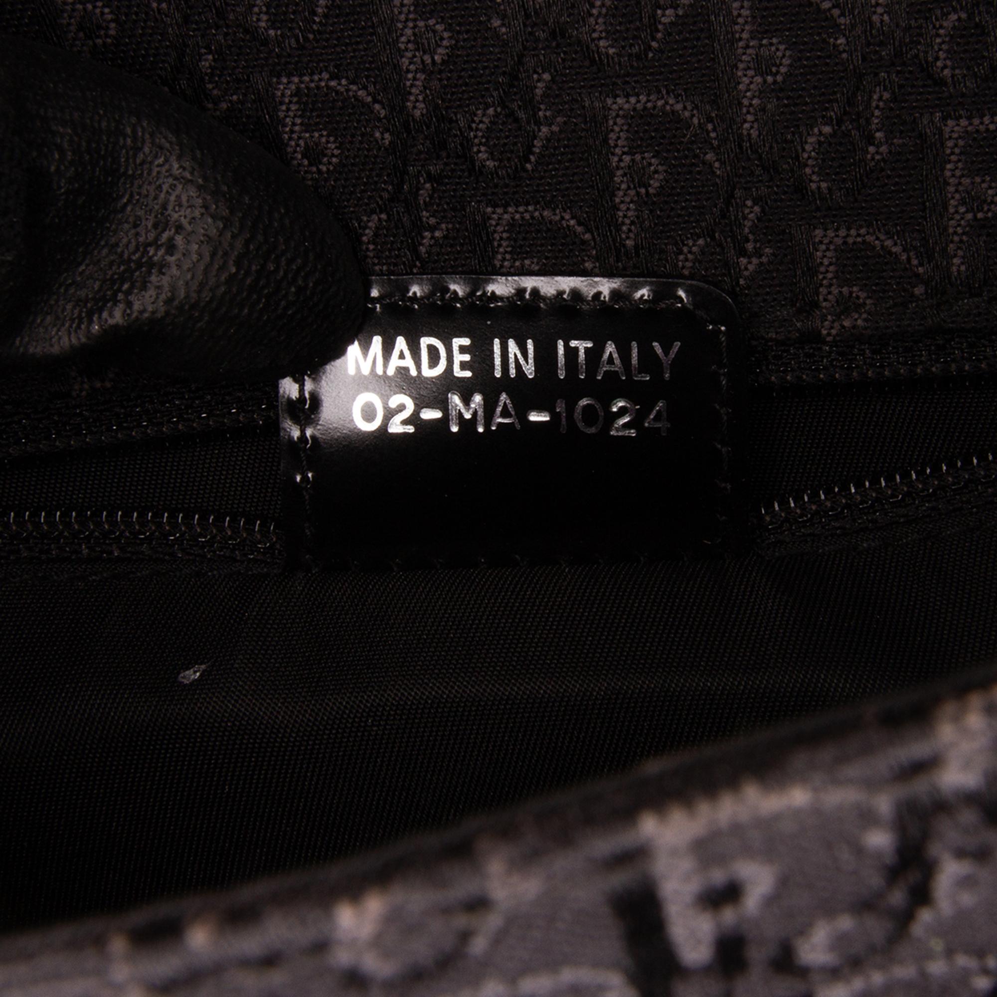 Dior Leather D'Trick Brogue Spectator Bag