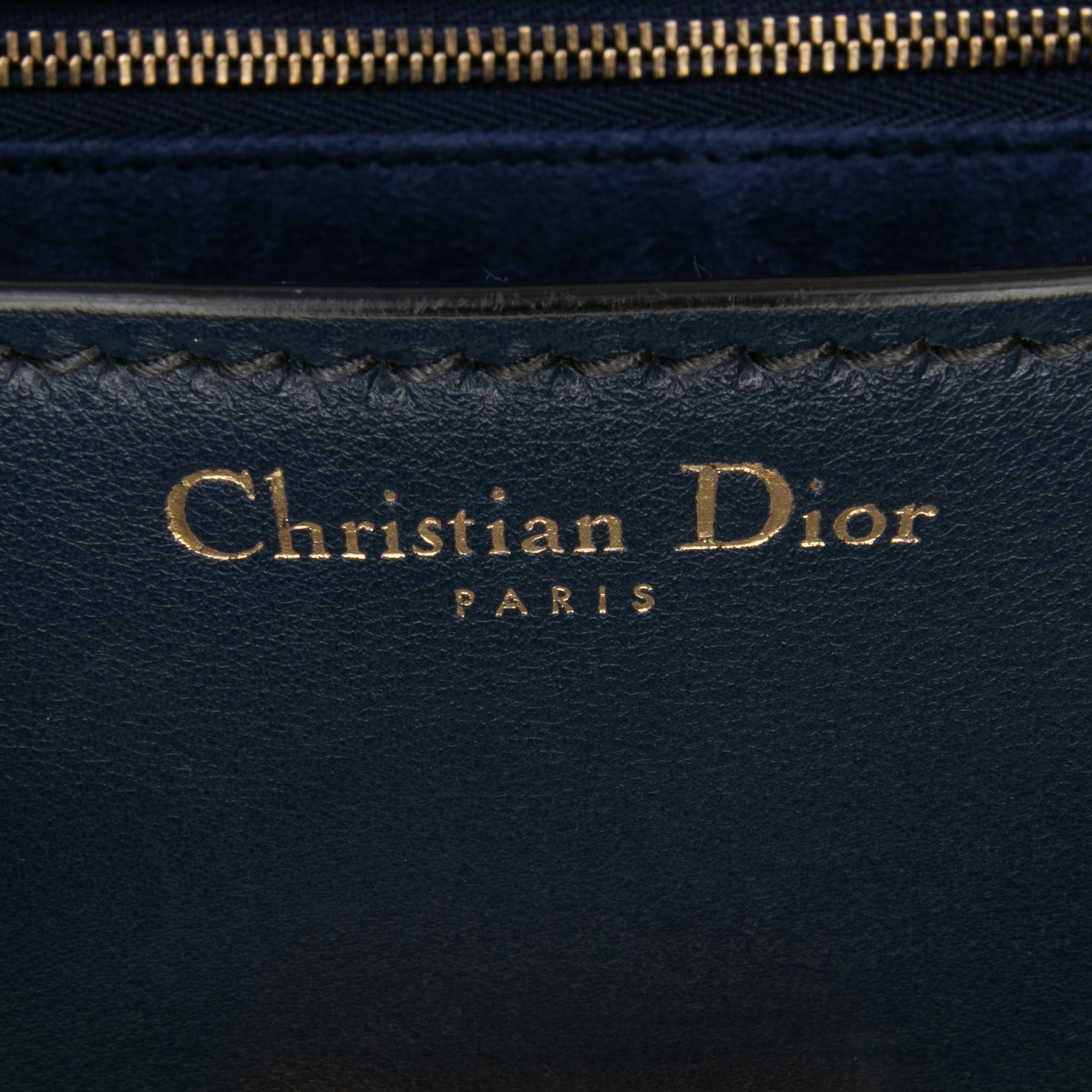 Dior Leather DiorAddict Top Handle Bag