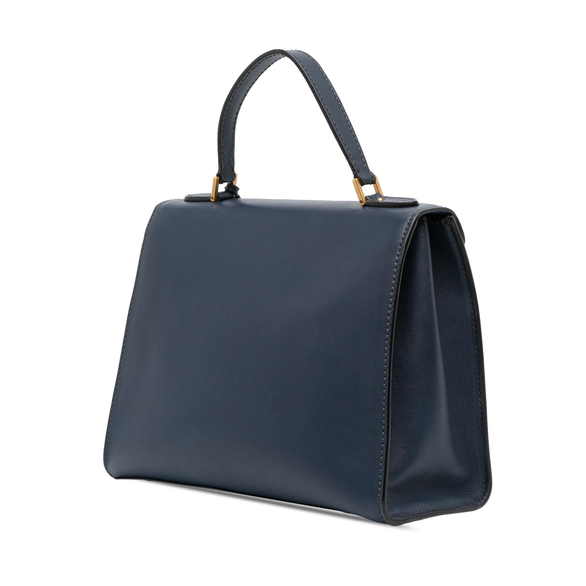 Dior Leather DiorAddict Top Handle Bag