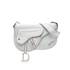 Dior Leather Double Saddle Crossbody