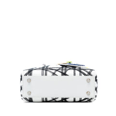 Dior Limited Edition Daniel Gordon Art Small Lambskin Cannage Lady Dior